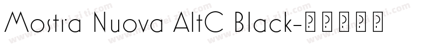 Mostra Nuova AltC Black字体转换
